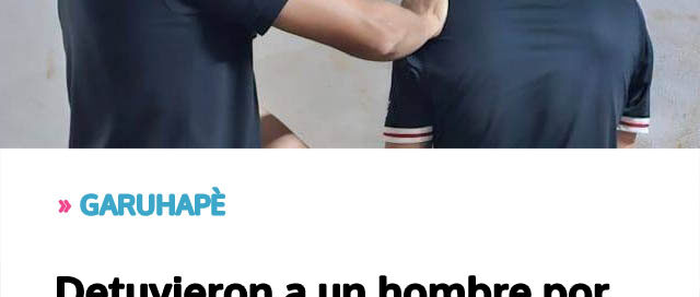 Detuvieron a un hombre por ocasionar disturbios en la vía pública